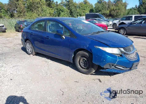 2015 Honda Civic Lx из США, поврежденный, VIN 19XFB2F52FE240783